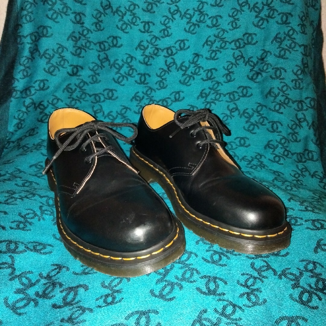 Dr.Martens】レザーシューズ 3ホール 黒-