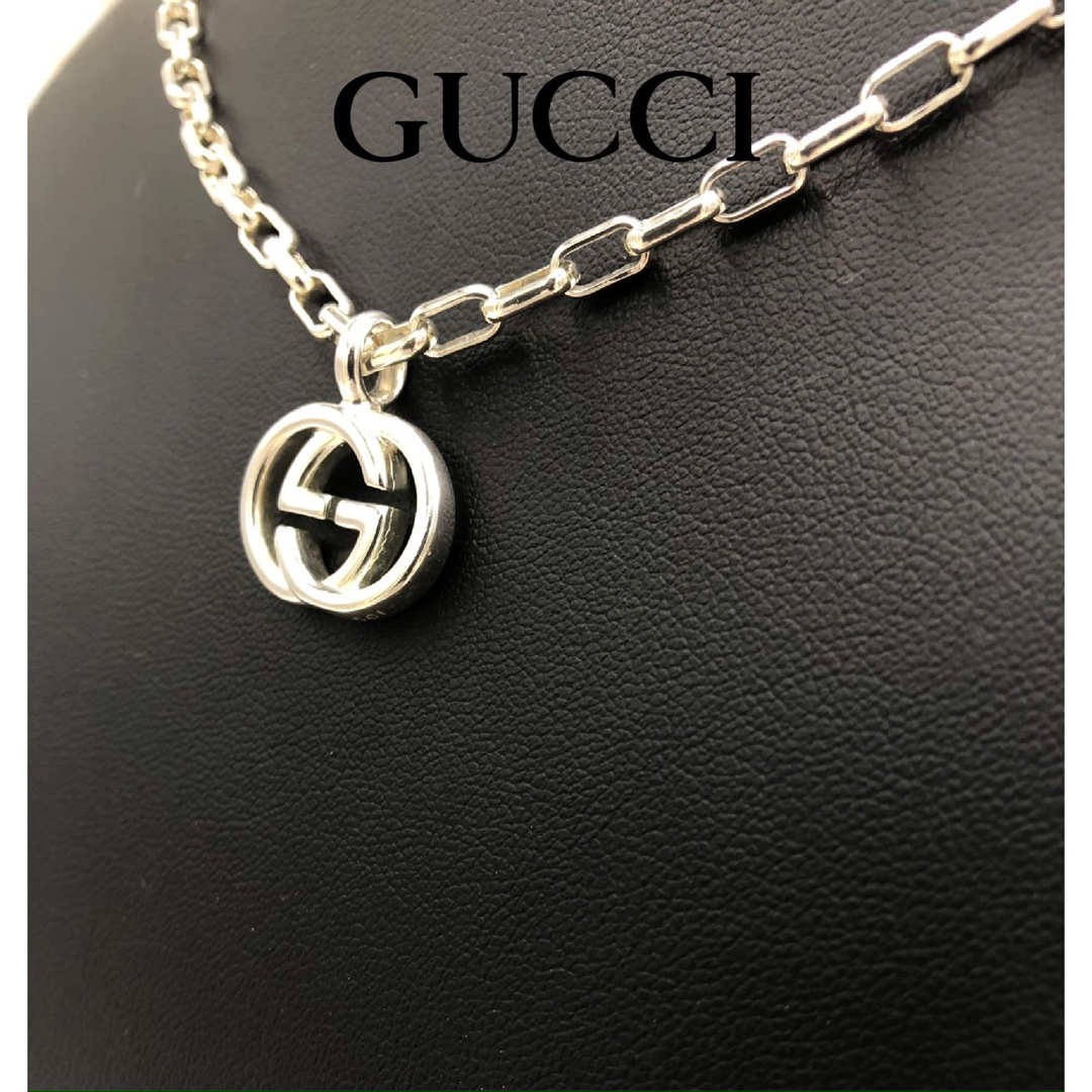 Gucci(グッチ)のGUCCI グッチ インターロッキングG SV925 ネックレス メンズのアクセサリー(ネックレス)の商品写真
