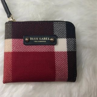 バーバリーブルーレーベル(BURBERRY BLUE LABEL)のRR 792ブルーレーベル　クレストブリッジ　ジップウォレット(財布)