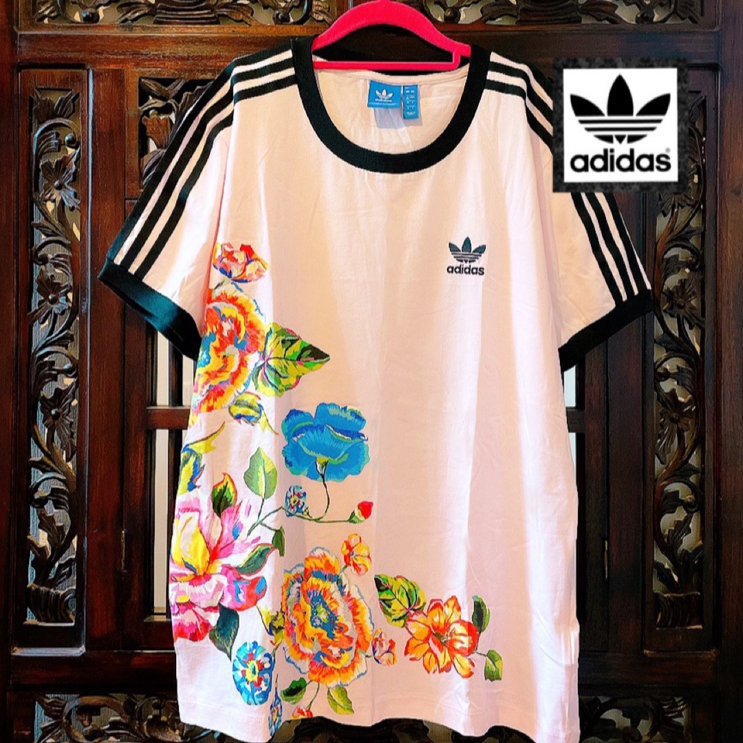 Originals（adidas） - アディダス オリジナルス 花柄 ロングTシャツ