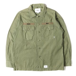 WTAPS ダブルタップス シャツ サイズ:M リップストップ ミリタリー