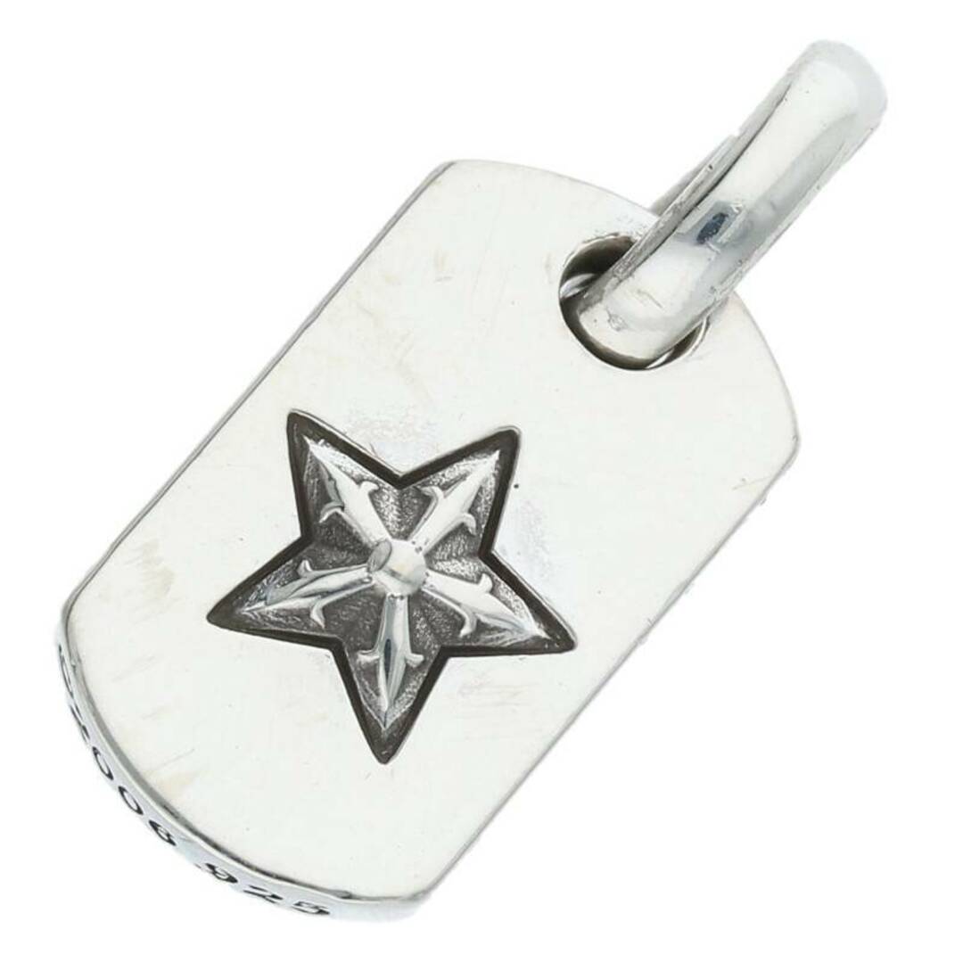 Chrome Hearts(クロムハーツ)のクロムハーツ  D/T TNY STAR/タイニードッグタグスター チャーム/シルバーネックレストップ メンズ メンズのアクセサリー(ネックレス)の商品写真