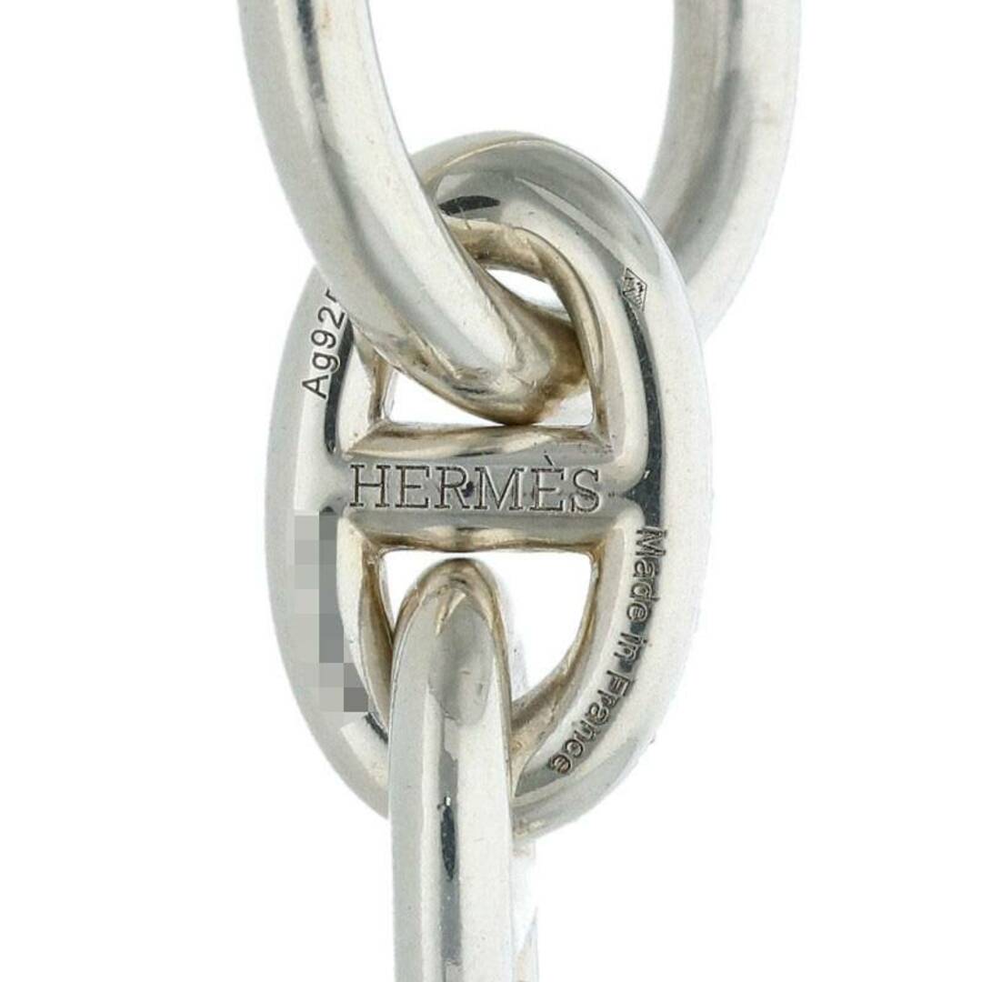 HERMES エルメス シェーヌダンクル ブレスレット MM Chaine dancre Bracelet MM 16Link シルバー Ag925 16コマ リンク ジュエリー アクセサリー ラグジュアリー フランス製【メンズ】【美品】