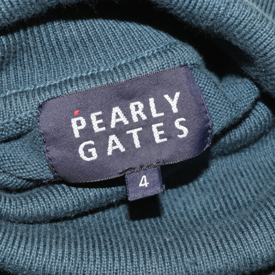 PEARLY GATES ニット長袖 マリンブルー系 青系 レディース ウィメンズ ブランド 洋服 冬 ゴルフウェア【中古】 松前R56号店