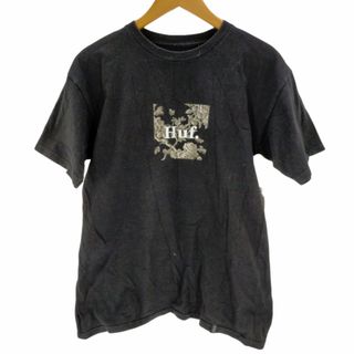 ハフ(HUF)のHUF(ハフ) スクエアロゴ プリントクルーネックTシャツ メンズ トップス(Tシャツ/カットソー(半袖/袖なし))