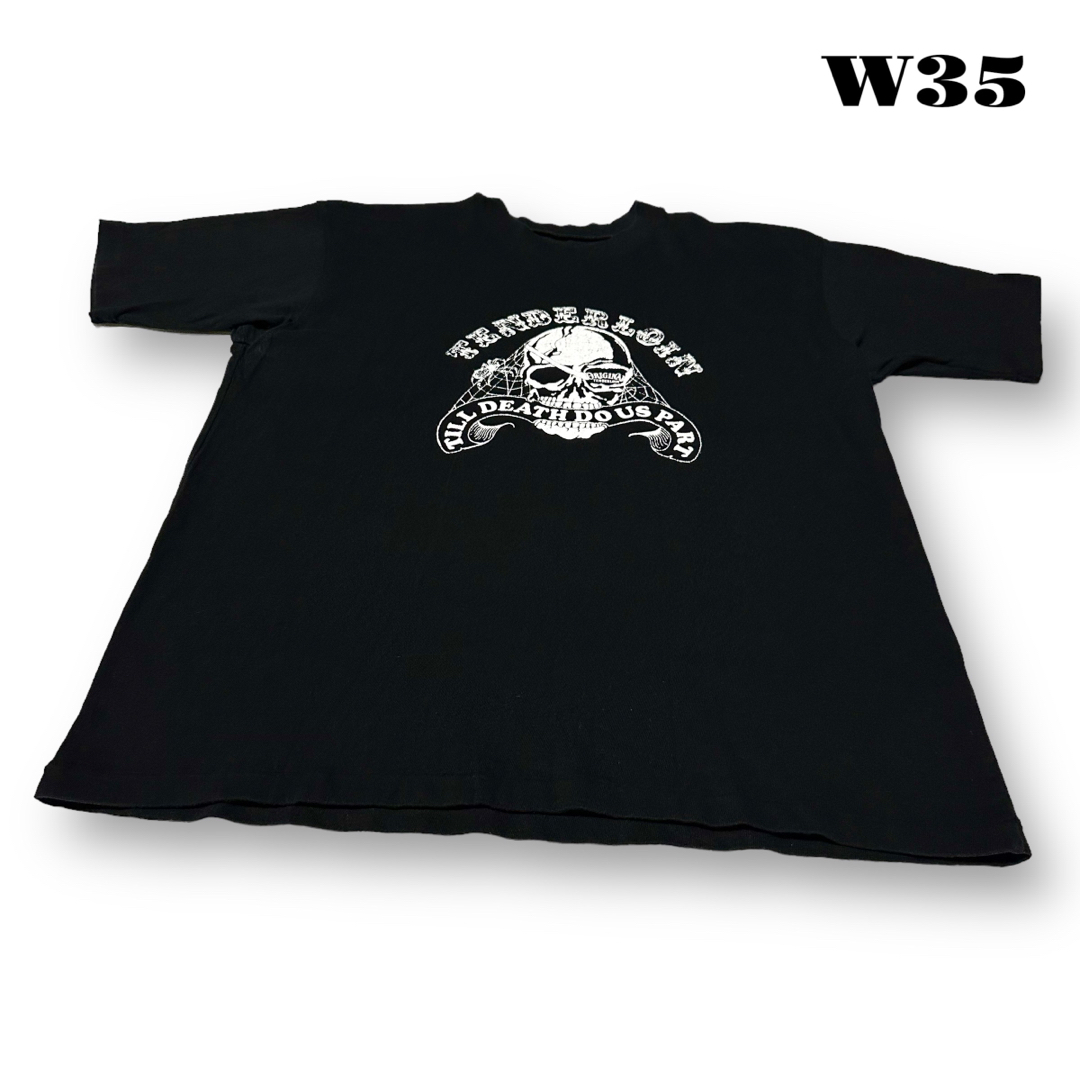 希少品! TENDERLOIN TEE 半袖Tシャツ スカル ブラック クロ L-