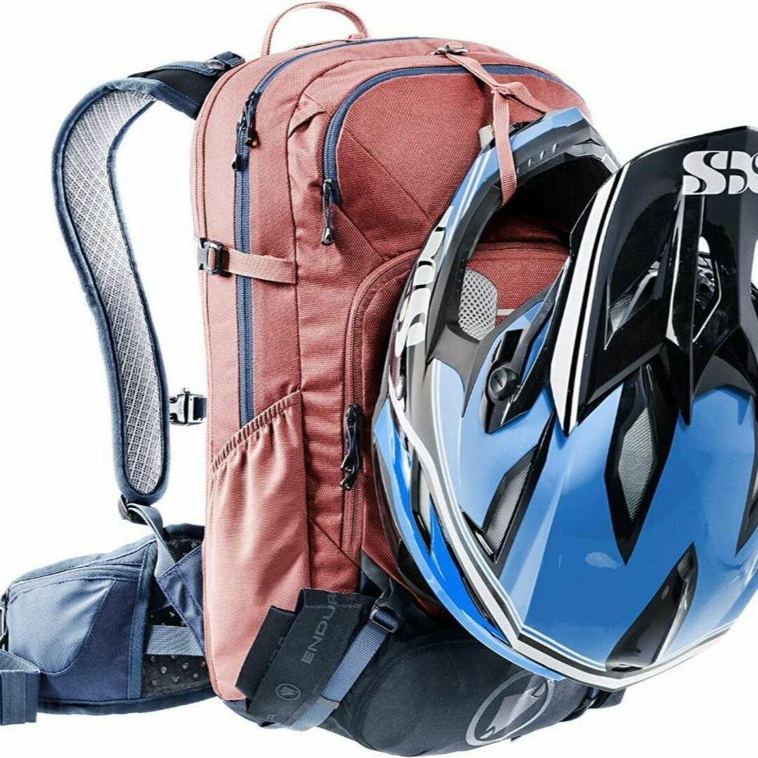 Deuter(ドイター)のドイター アタック 20（レッドウッド×マリン）スポーツアウトドア用バックパック スポーツ/アウトドアの自転車(バッグ)の商品写真