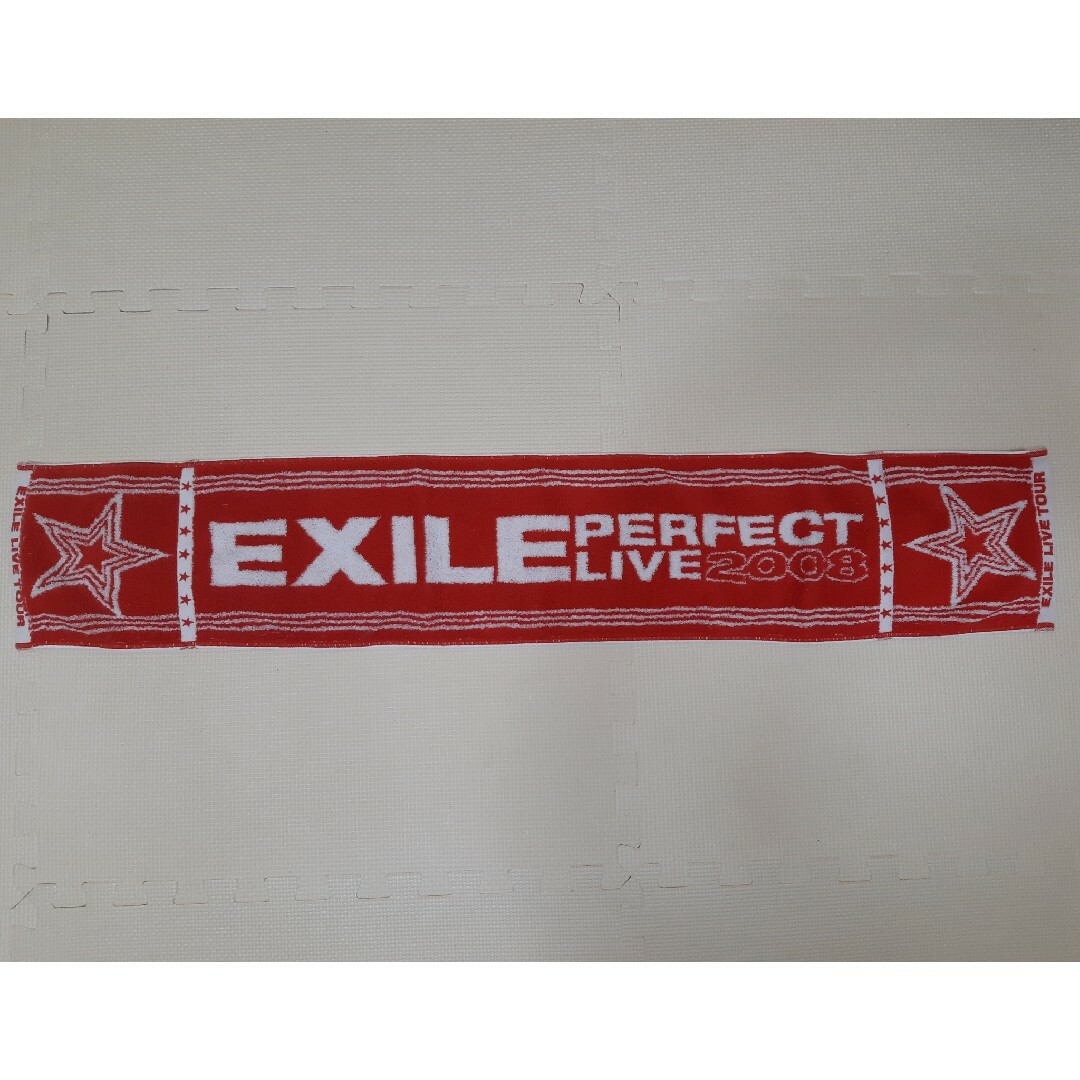 EXILE(エグザイル)のEXILE PERFECT YEAR LIVE 2008 マフラータオル エンタメ/ホビーのタレントグッズ(ミュージシャン)の商品写真