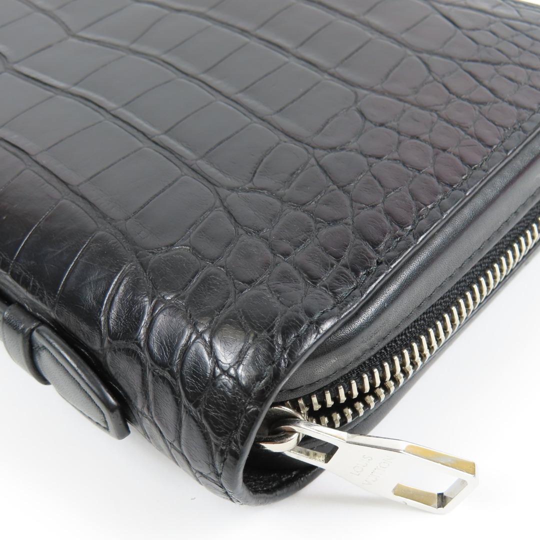 極美品 LOUIS VUITTON ルイヴィトン ジッピーXL ワニ 鰐革 マット