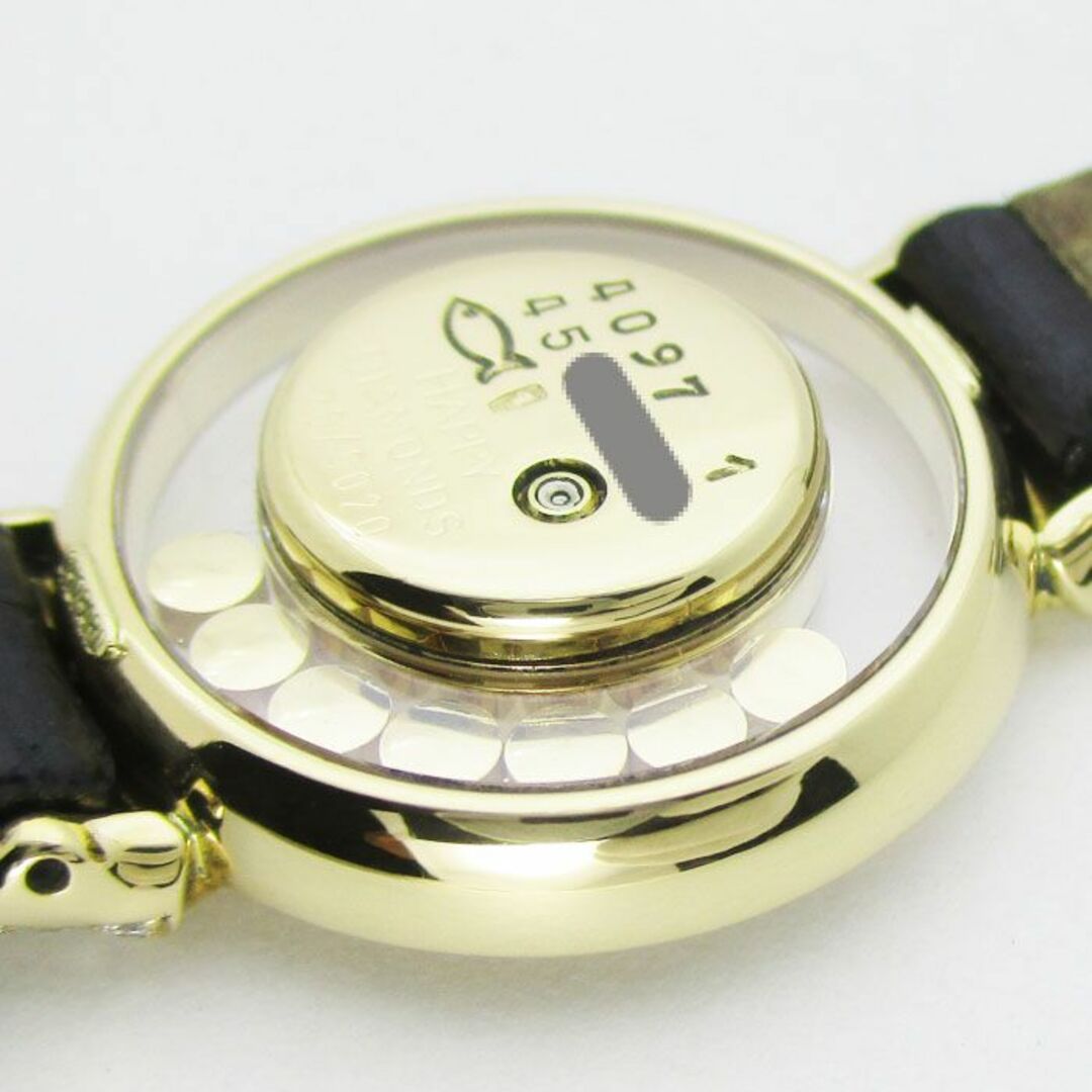 Chopard(ショパール)のショパール ハッピーダイヤモンド リボン 4097/1 Q K18 全面ダイヤ レディースのファッション小物(腕時計)の商品写真