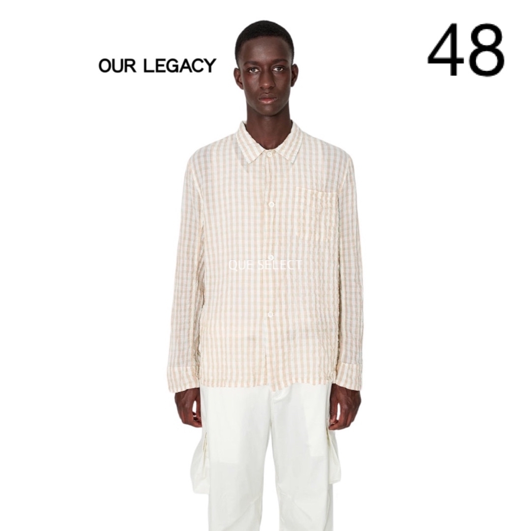 新品未使用　23SS OUR LEGACY CHECK SHIRT