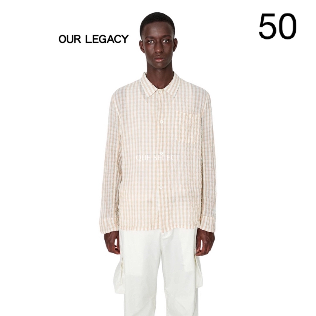 新品未使用　23SS OUR LEGACY CHECK SHIRT