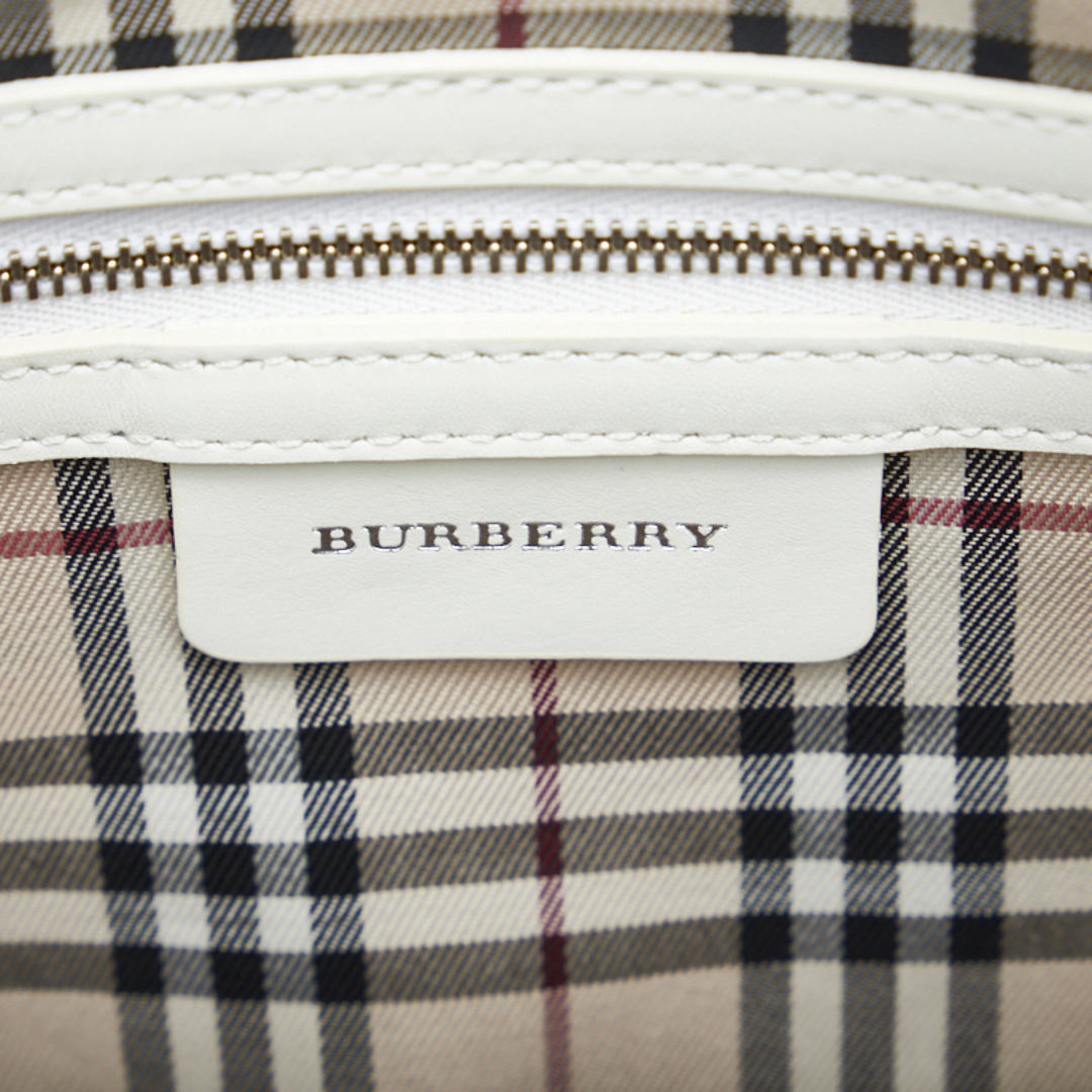 BURBERRY   バーバリー ノバチェック ハンドバッグ レザー レディース