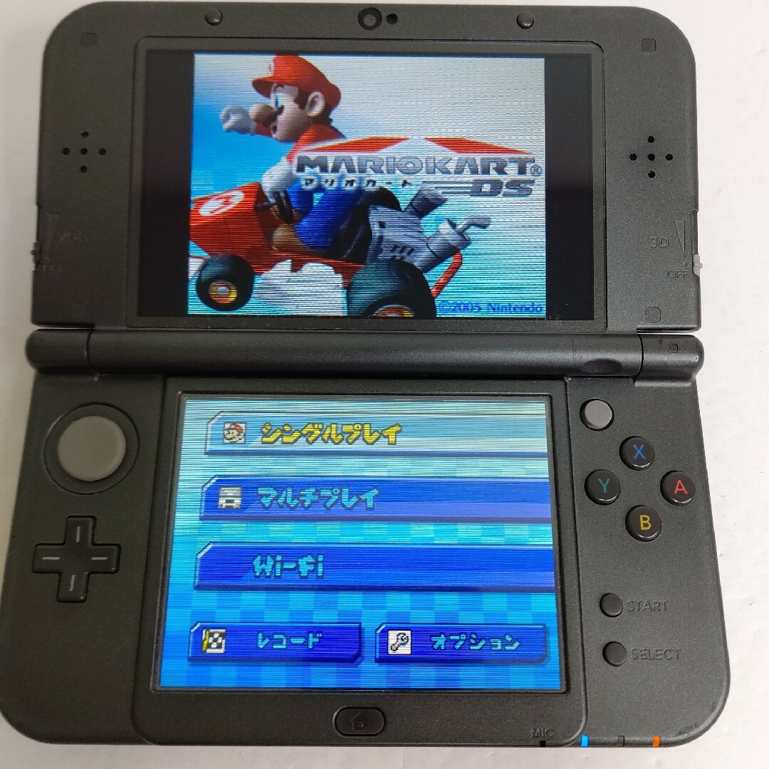 newニンテンドー3DSLL メタリックブラック　画面極美品　任天堂　ゲーム機