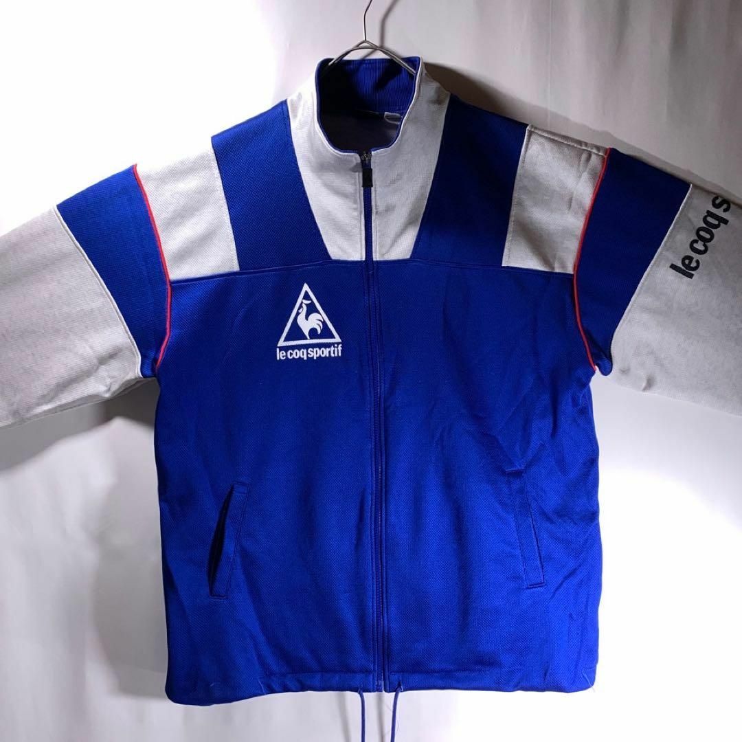 le coq sportif   s ルコックスポルティフ トラックジャケット 青 赤