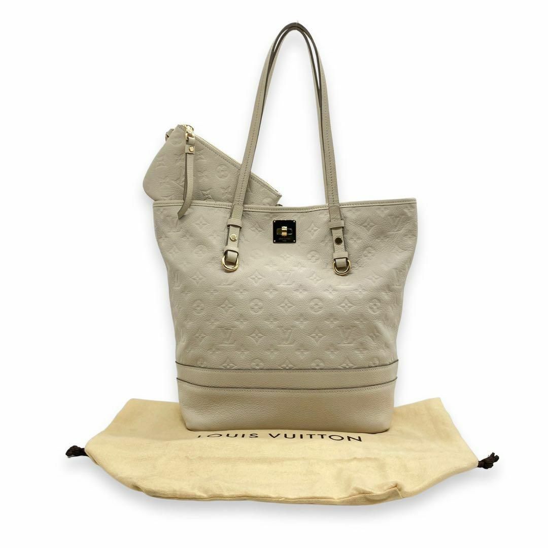 LOUIS VUITTON Tote Bag M40554 Citadines PM Monogram Empreinte