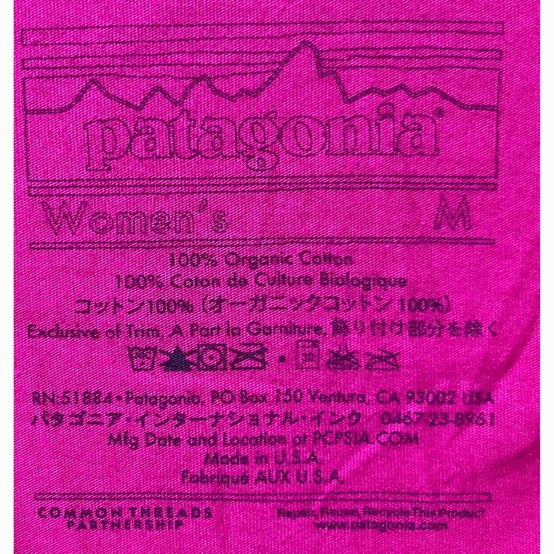 patagonia(パタゴニア)の Patagonia LIVE SIMPLY パタゴニア　Tシャツ レディースのトップス(Tシャツ(半袖/袖なし))の商品写真