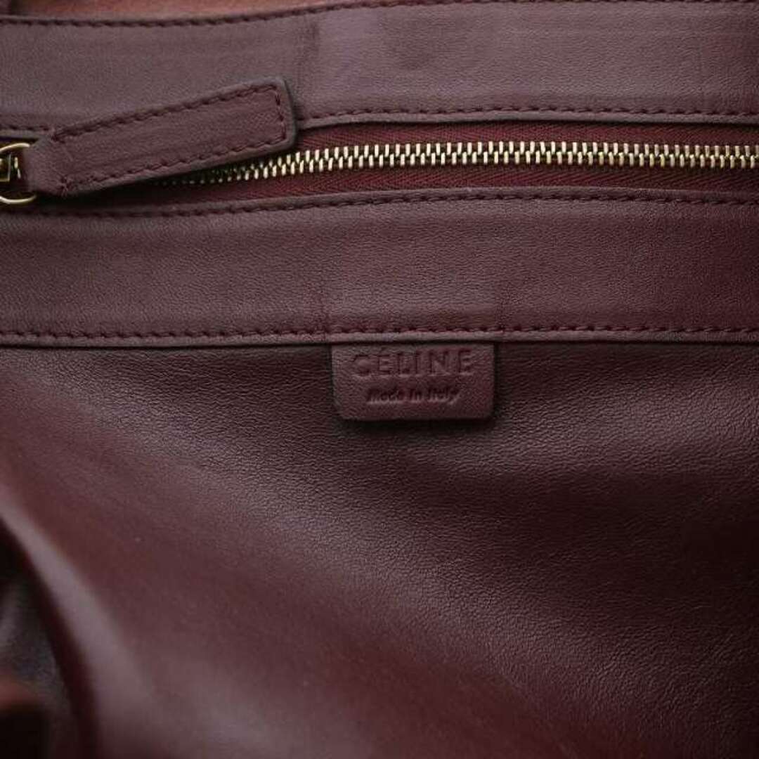 celine(セリーヌ)のセリーヌ ホリゾンタルカバ トートバッグ 大きめカバン レザー ボルドー レディースのバッグ(トートバッグ)の商品写真