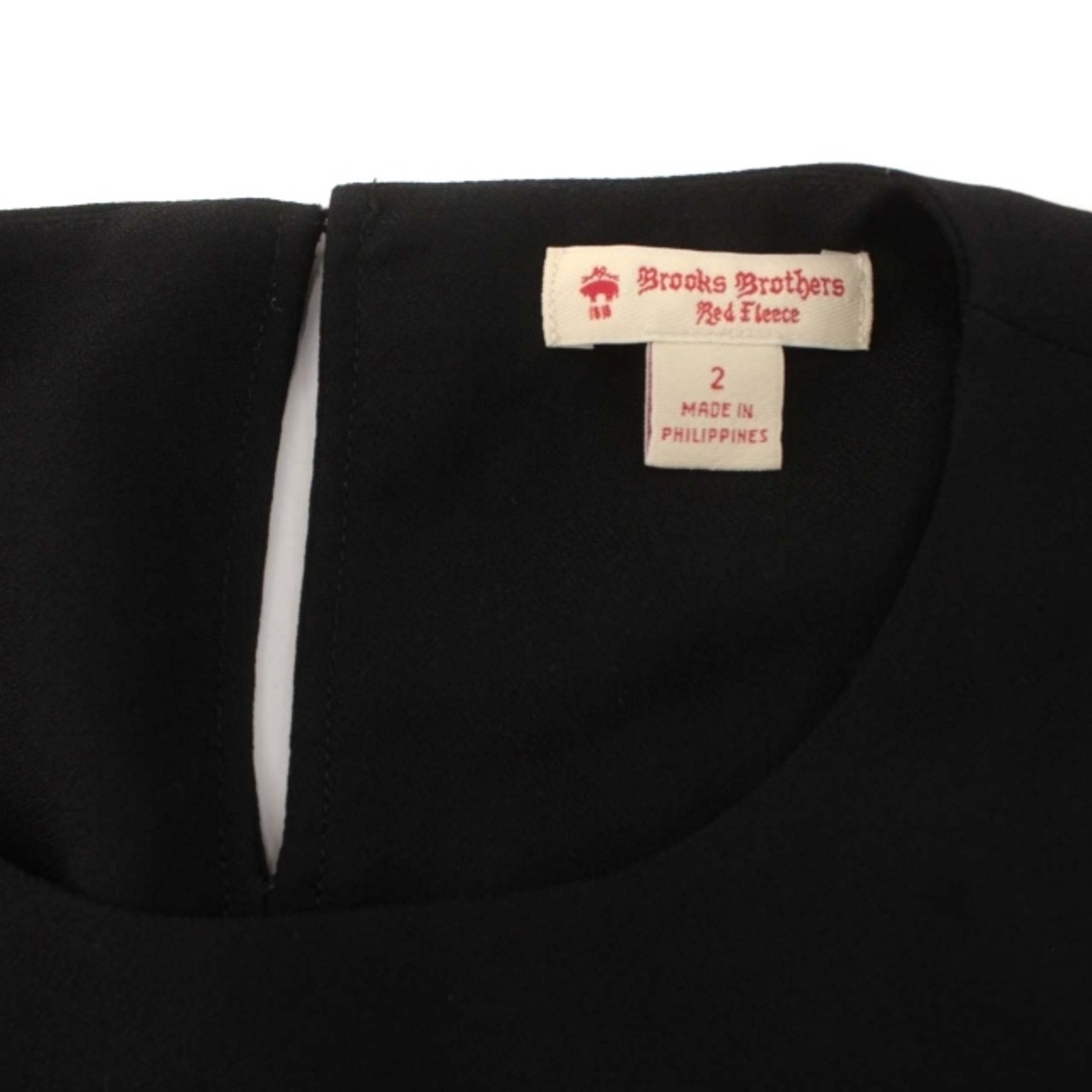 Brooks Brothers(ブルックスブラザース)のブルックスブラザーズ Red Fleece ブラウス プルオーバー 半袖 2 黒 レディースのトップス(シャツ/ブラウス(半袖/袖なし))の商品写真