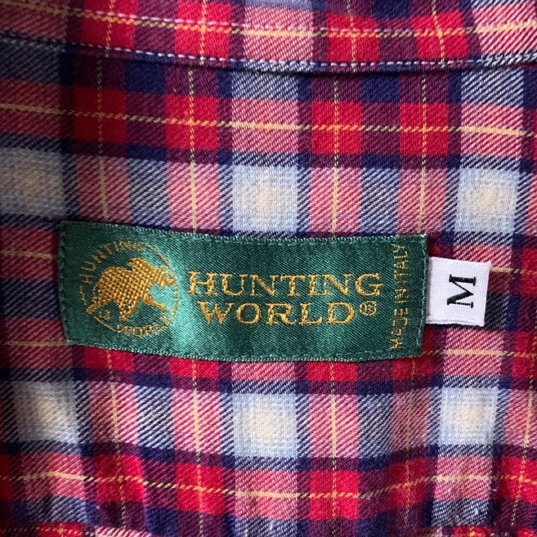 HUNTING WORLD ネルシャツ MADE IN ITALY
