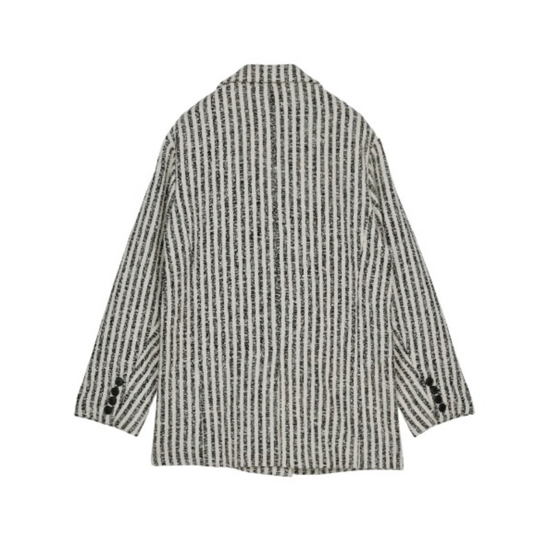 【Ameri】GIOLICA STRIPE TWEED JACKET