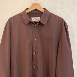 マルタンマルジェラ(Maison Martin Margiela)の【Maison Margiela】マルジェラ オーバーサイズコットンシャツ(シャツ)