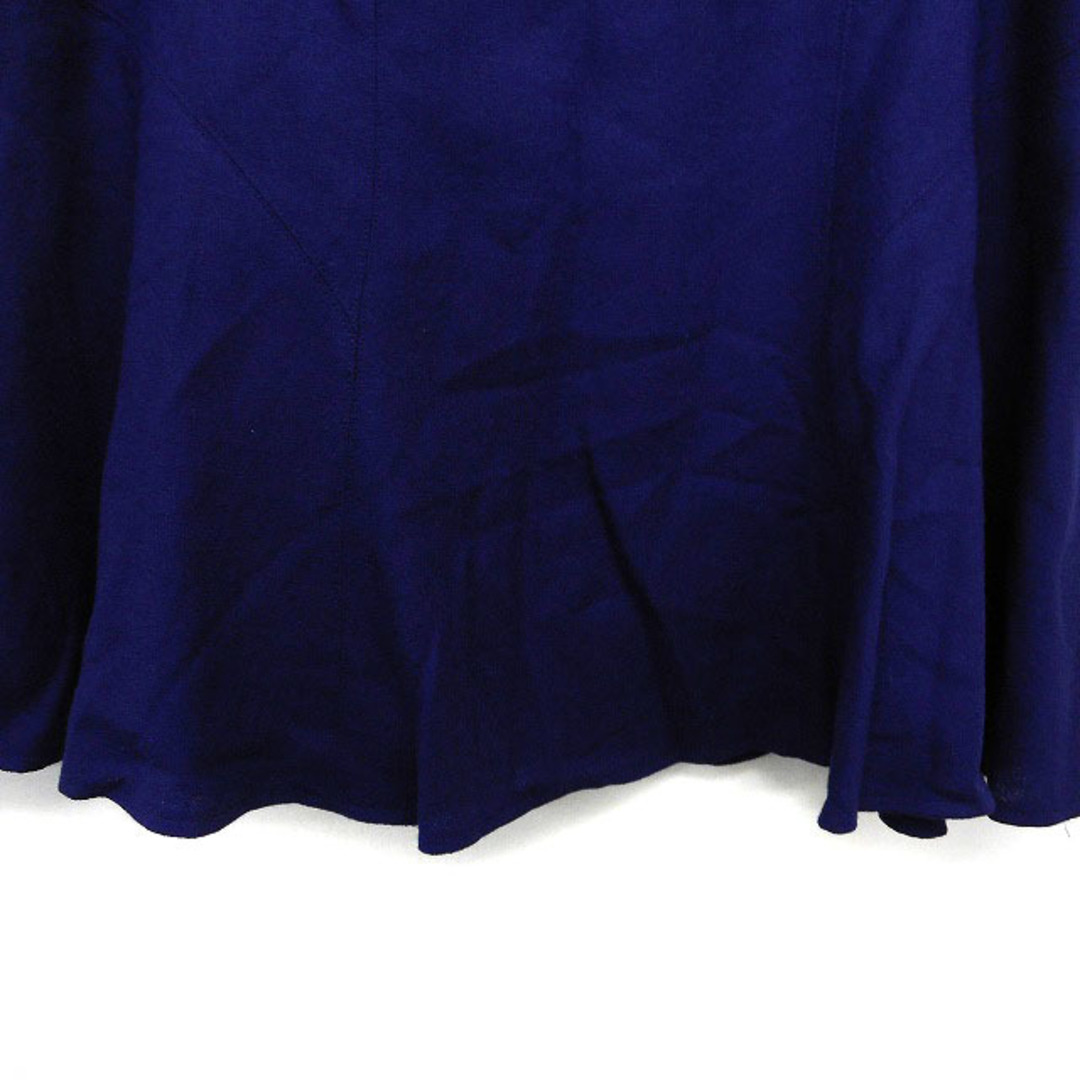 COUP DE CHANCE(クードシャンス)のクードシャンス スカート フレア ひざ丈 ウール サイドジップ 無地 40 紫 レディースのスカート(ひざ丈スカート)の商品写真