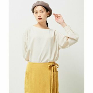 メルローズクレール(MELROSE claire)の【ベージュ】【凹凸感のあるドビージャカード素材が印象的なブラウス】(シャツ/ブラウス(長袖/七分))