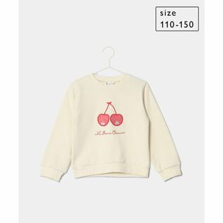 ロペピクニック(Rope' Picnic)の【キナリ（16）】【KIDS】ビーズ入りさくらんぼトレーナー(Tシャツ/カットソー)