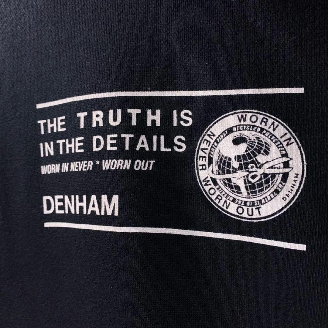 DENHAM(デンハム)の新品 タグ付き DENHAM デンハム プルオーバー パーカー 黒 S メンズのトップス(パーカー)の商品写真