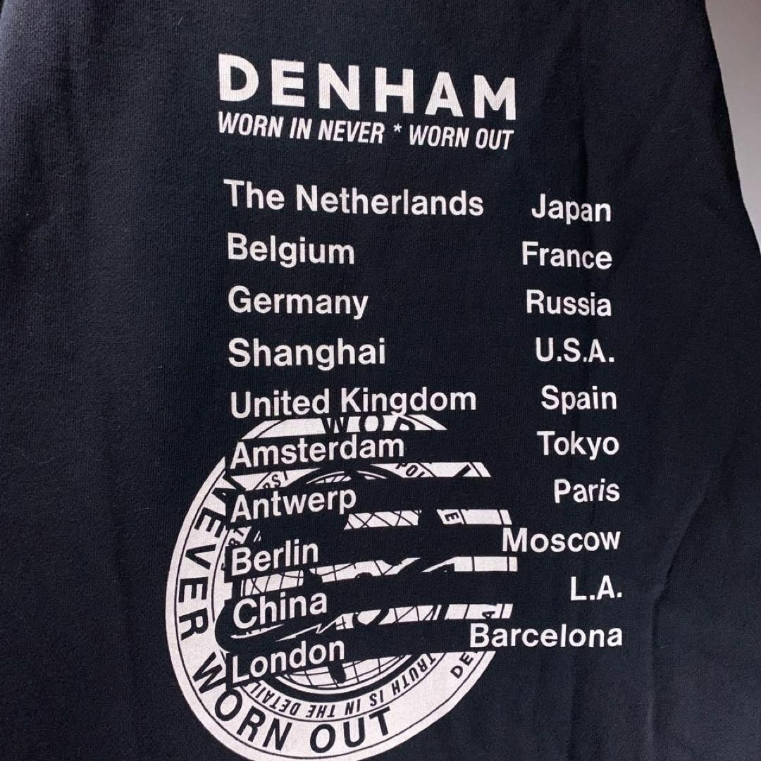 DENHAM(デンハム)の新品 タグ付き DENHAM デンハム プルオーバー パーカー 黒 S メンズのトップス(パーカー)の商品写真