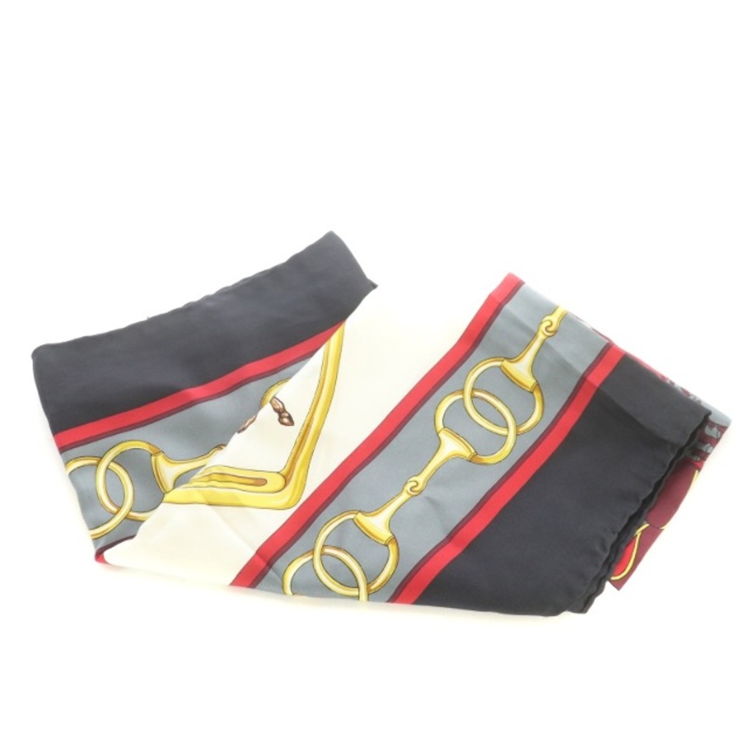 LONGCHAMP - ロンシャン LONGCHAMP シルクスカーフ 総柄 マルチカラー