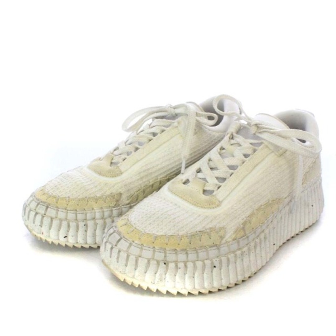 Chloe(クロエ)のクロエ CHC22S579Y 0101 NAMA SNEAKERS 39 白 レディースの靴/シューズ(スニーカー)の商品写真