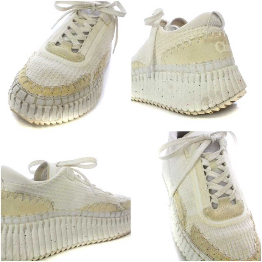 Chloe(クロエ)のクロエ CHC22S579Y 0101 NAMA SNEAKERS 39 白 レディースの靴/シューズ(スニーカー)の商品写真