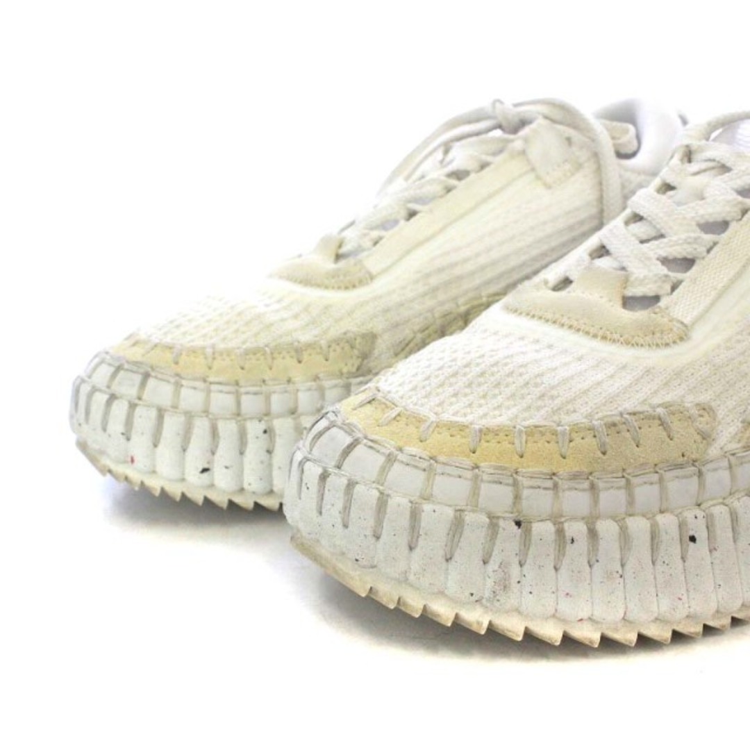 Chloe(クロエ)のクロエ CHC22S579Y 0101 NAMA SNEAKERS 39 白 レディースの靴/シューズ(スニーカー)の商品写真