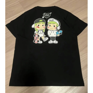 新品未使用 ペコちゃん   バックプリント Tシャツ(Tシャツ/カットソー(半袖/袖なし))