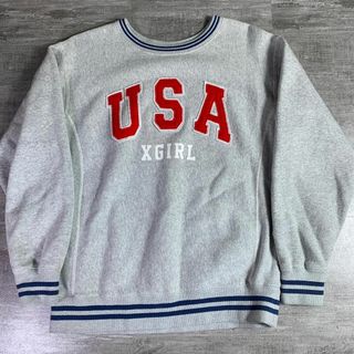 X-girl - X-girl × NICO CREW SWEAT TOPの通販 by Yuan's shop