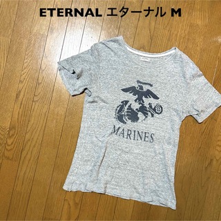 エターナルジーンズ(ETERNAL)のMサイズ！eternal エターナル 古着半袖Tシャツ   霜降りグレー(Tシャツ/カットソー(半袖/袖なし))