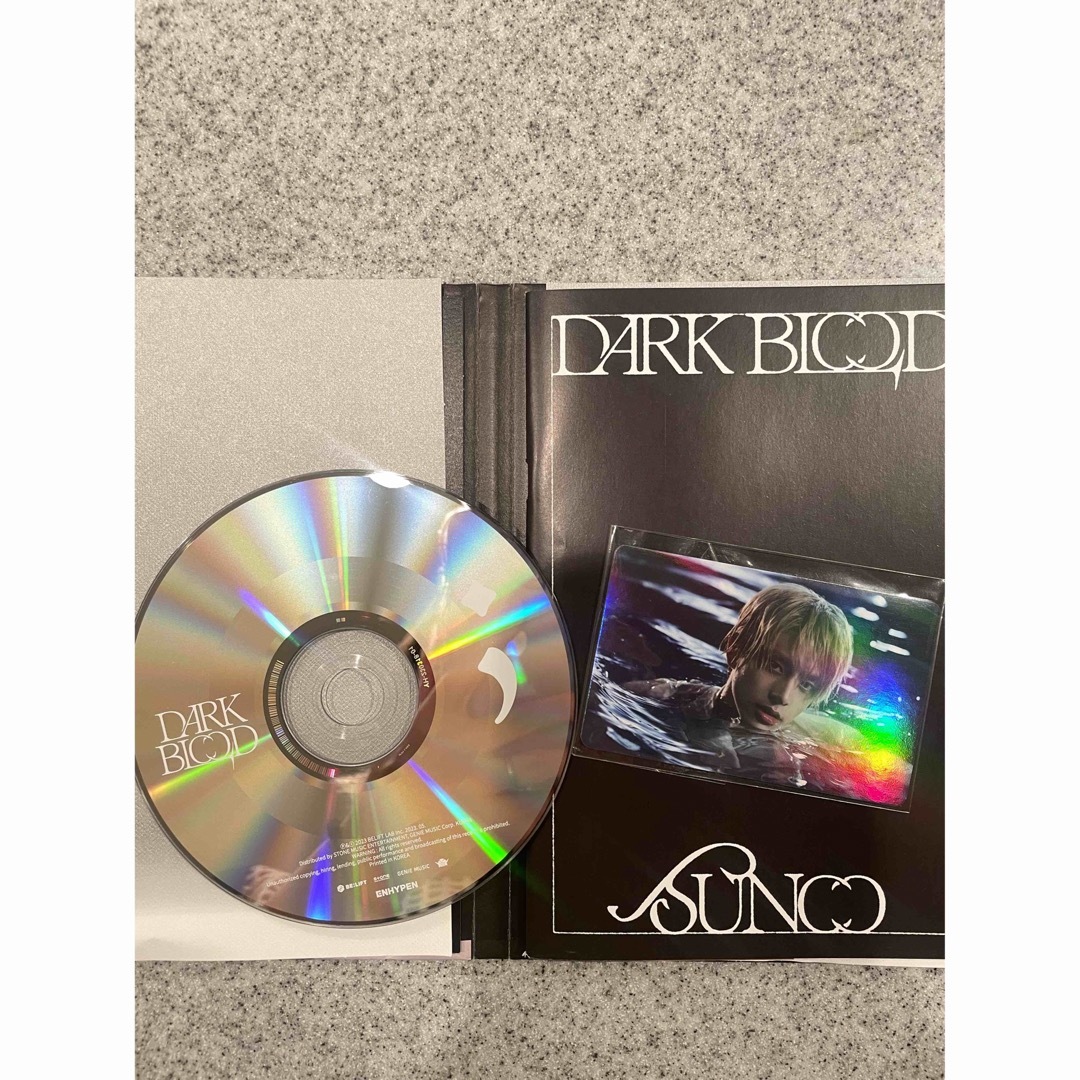 ENHYPEN アルバム　DARK BLOOD ソヌ エンタメ/ホビーのCD(K-POP/アジア)の商品写真