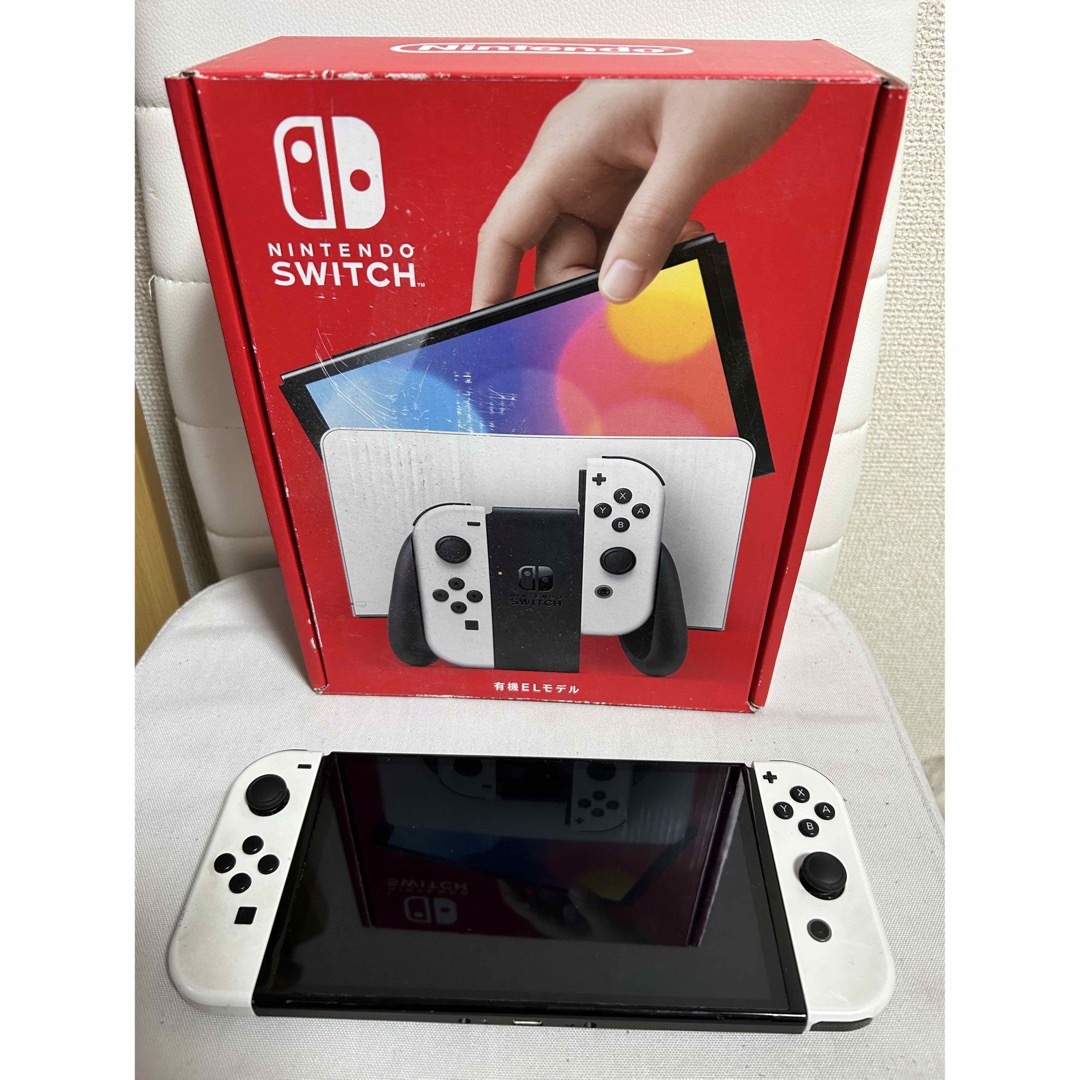 【ジャンク品】Nintendo Switch 有機ELモデルホワイト家庭用ゲーム機本体