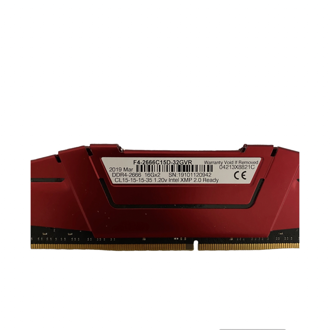 G.Skill DDR4メモリ DDR4-2666 16Gの通販 by 茶屋｜ラクマ