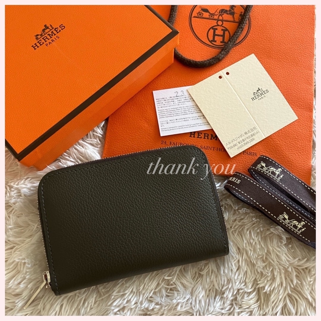 新品 エルメス　HERMES  ジップアンゴー　カード　コインケース