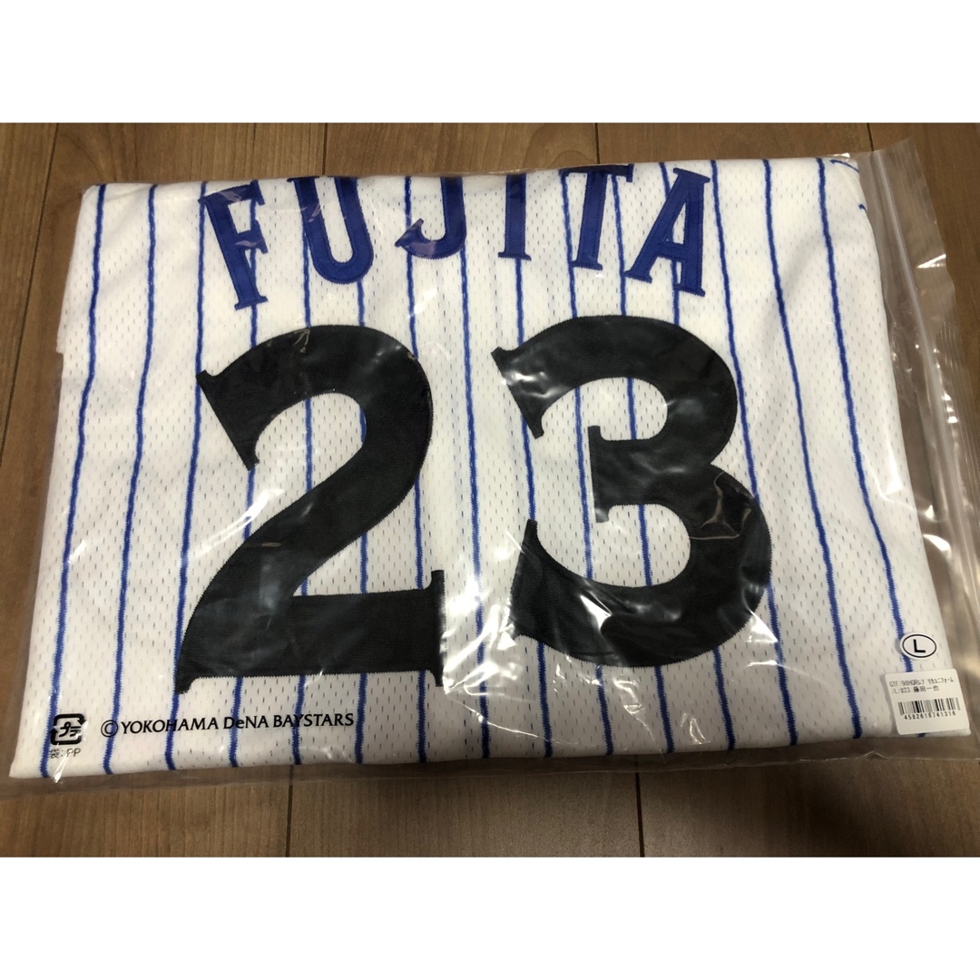 新品 横浜 DeNAベイスターズ 藤田一也 復刻ユニフォーム Lサイズの通販