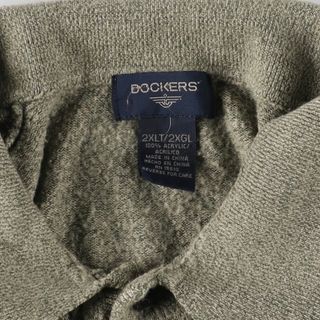 DOCKERS 襟付き アクリルニットセーター メンズXL /eaa347259