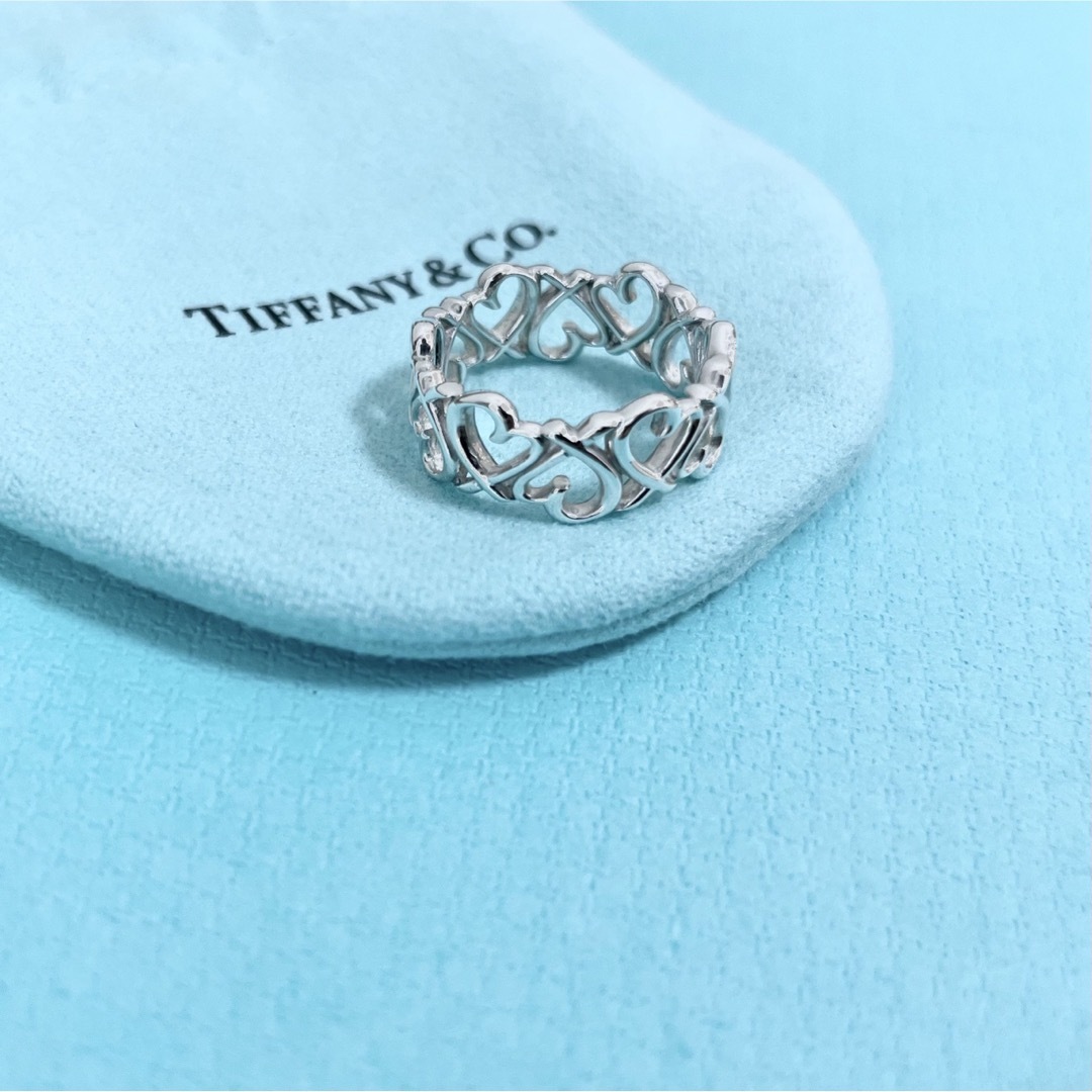 【Tiffany & Co.】ラビング ハート バンドリング シルバー925