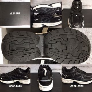23.65 オックスフォード パターンレースアップスニーカー 27cm