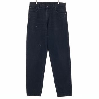 リーバイス(Levi's)の古着 90年代 リーバイス Levi's 550 RELAXED FIT TAPERED LEG ブラックデニム テーパードデニムパンツ カナダ製 メンズw35 ヴィンテージ /taa000986(デニム/ジーンズ)