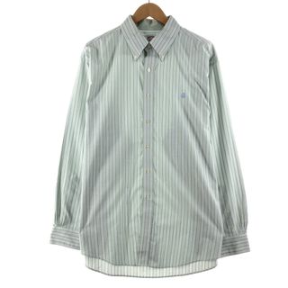 ブルックスブラザース(Brooks Brothers)の古着 ブルックスブラザーズ Brooks Brothers 長袖 ボタンダウンストライプシャツ メンズXXL /eaa369113(シャツ)