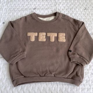 テータテート(tete a tete)の美品★tete トレーナー 長袖95(Tシャツ/カットソー)