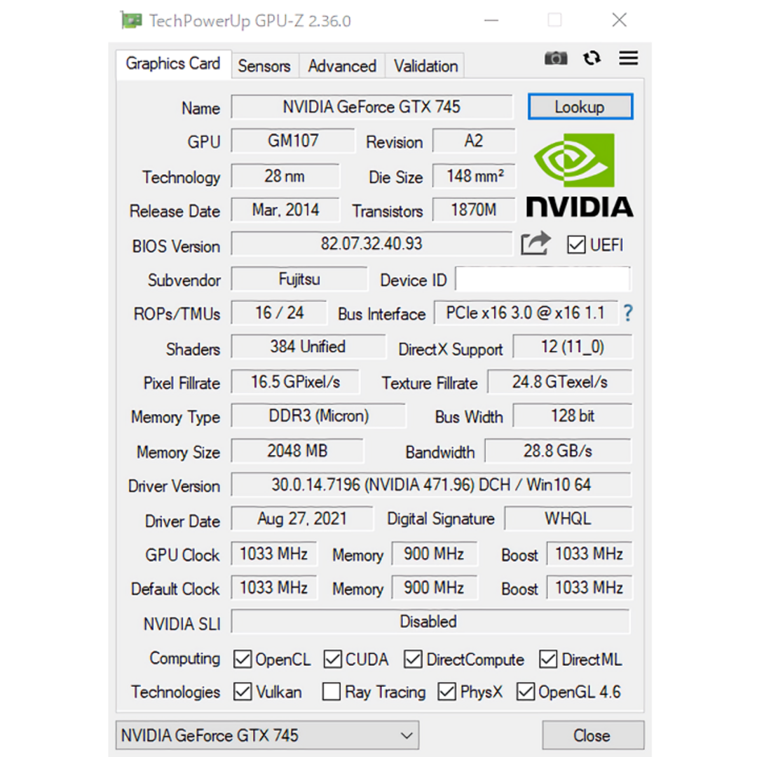 GeForce GTX 745 補助電源不要■DAC搭載サウンドアダプター